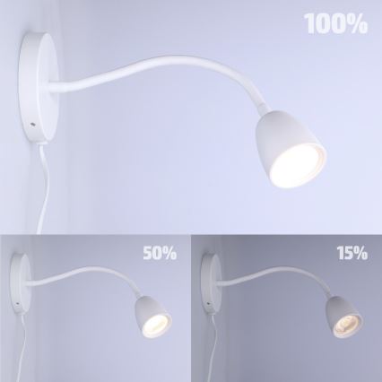 LED Dimbar liten vägglampa LED/4W/230V
