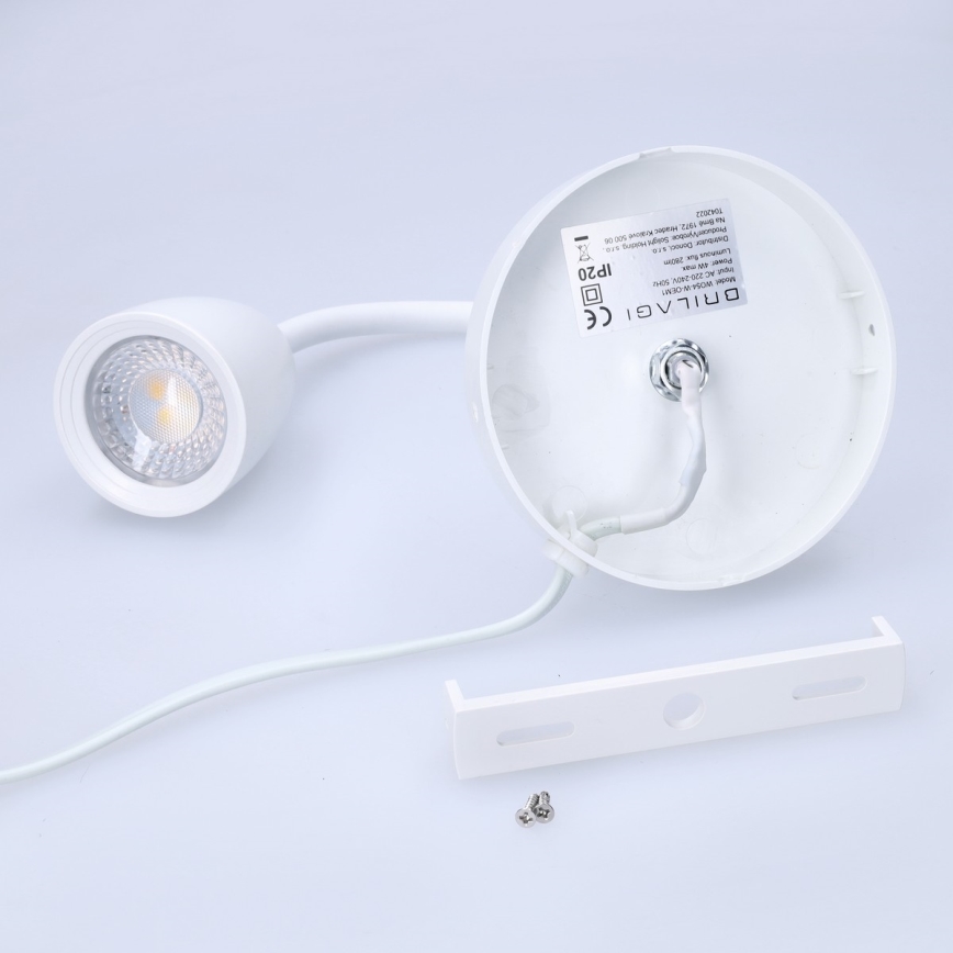 LED Dimbar liten vägglampa LED/4W/230V