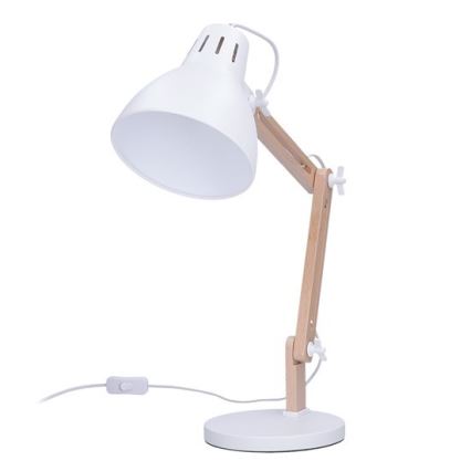Bordslampa FALUN 1xE27/25W/230V vit/ek