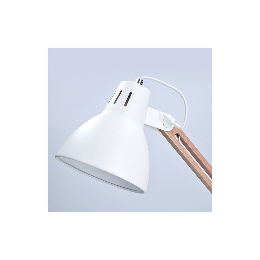 Bordslampa FALUN 1xE27/25W/230V vit/ek