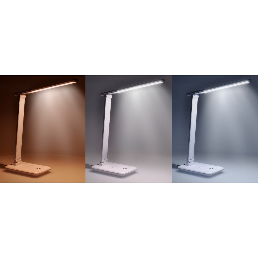 LED Dimbar bordslampa LED/10W/230V 3000/4500/6000K vit