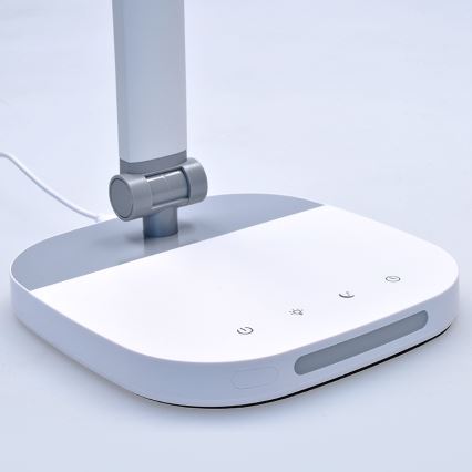LED ljusreglerad bordslampa touch med natt belysning LED/10W/5V 3000/4000/5000K vit