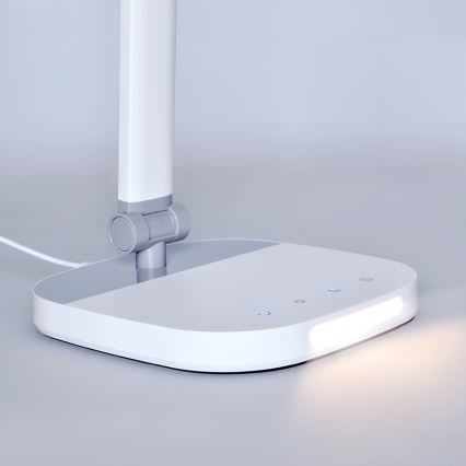 LED ljusreglerad bordslampa touch med natt belysning LED/10W/5V 3000/4000/5000K vit