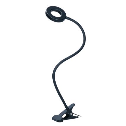 LED Dimbar bordslampa med klämma LED/8W/230V 3000/4000/5000K svart