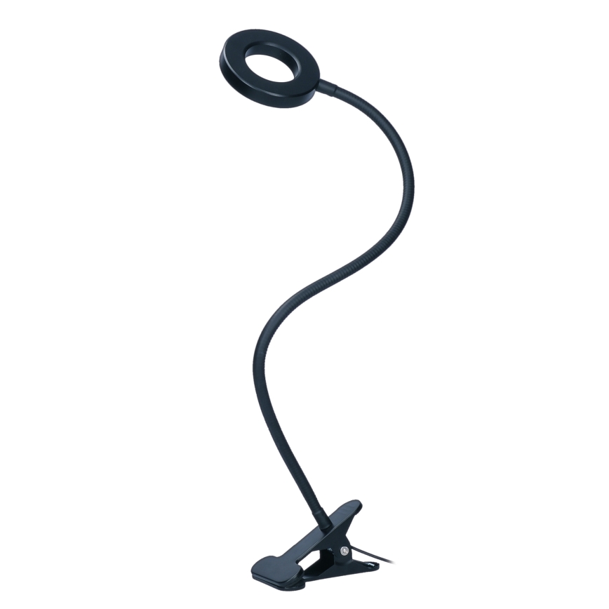 LED Dimbar bordslampa med klämma LED/8W/230V 3000/4000/5000K svart