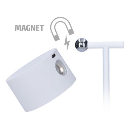LED Dimbart Touchuppladdningsbar lampa 3-i-1 LED/4W/2000 mAh 3000/4000/6500K vit
