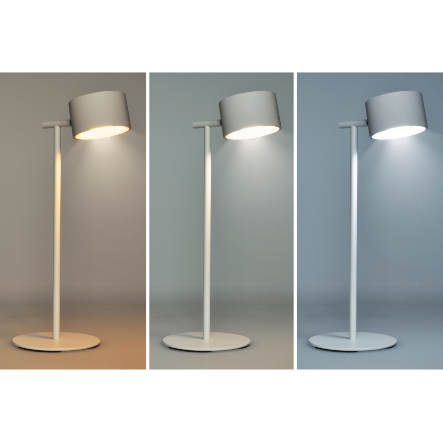 LED Ljusreglerad beröring uppladdningsbar lampa 3i1 LED/4W/2000 mAh 3000/4000/6500K vit