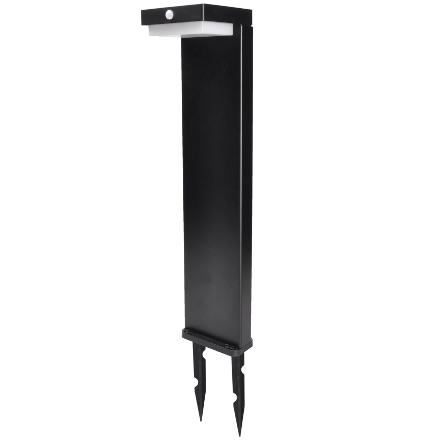 LED solcellslampa med en rörelse- och skymningssensor PALERMO LED/5W/2000 mAh IP54 svart