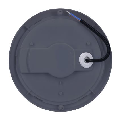LED vägglampa för utomhusbruk LED/13W/230V 4000K IP54 grå rund