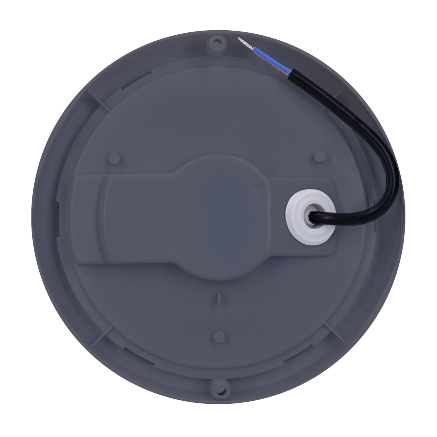 LED vägglampa för utomhusbruk LED/13W/230V 4000K IP54 grå rund