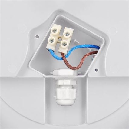 LED taklampa för utomhusbruk SIENA LED/13W/230V IP54 diameter 17 cm vit