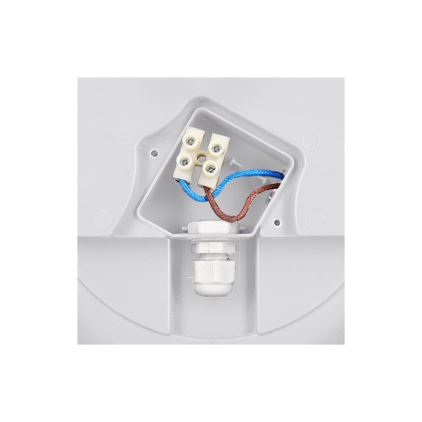 LED taklampa för utomhusbruk SIENA LED/13W/230V IP54 diameter 17 cm vit
