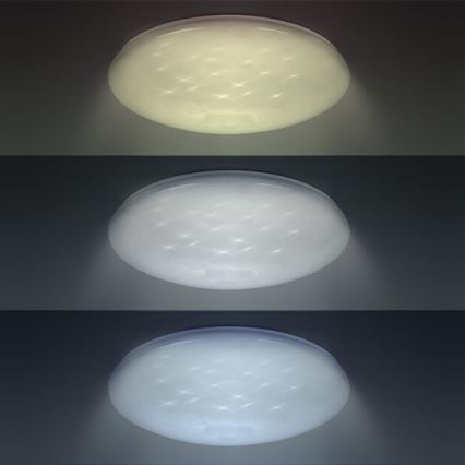 Solight WO763 - LED Dimbar Takbelysning stjärna LED/24W/230V + Fjärrstyrd