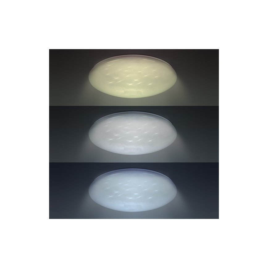 Solight WO763 - LED Dimbar Takbelysning stjärna LED/24W/230V + Fjärrstyrd
