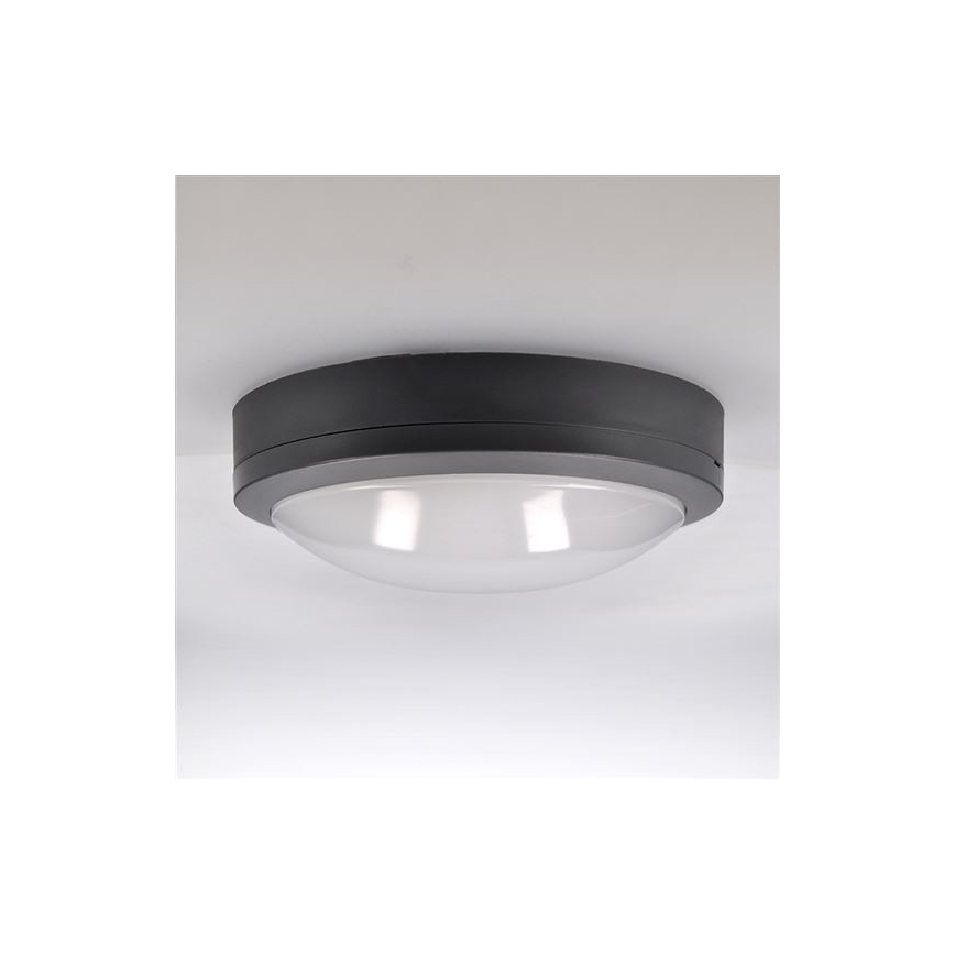 LED taklampa för utomhusbruk med sensor SIENA LED/20W/230V 4000K diameter 23 cm IP54