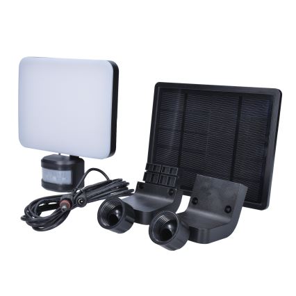 LED Solcellstrålkastare med rörelsesensor LED/11W/3,7V 4400mAh 3000K/4000K/6500K IP54