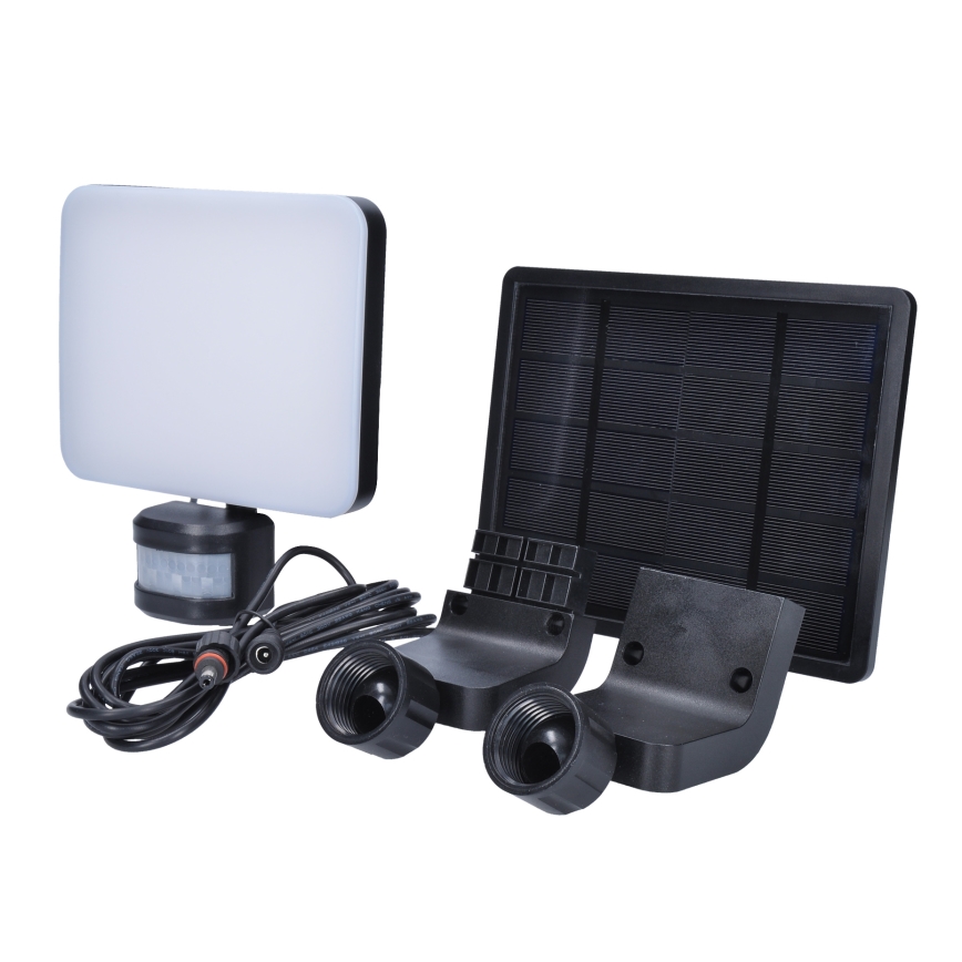 LED Solcellstrålkastare med rörelsesensor LED/11W/3,7V 4400mAh 3000K/4000K/6500K IP54
