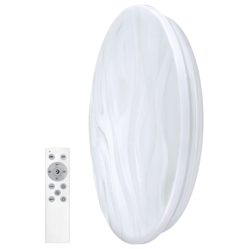 LED RGB Dimbar lampa WAVE LED/30W/230V Wi-Fi Tuya + fjärrkontroll