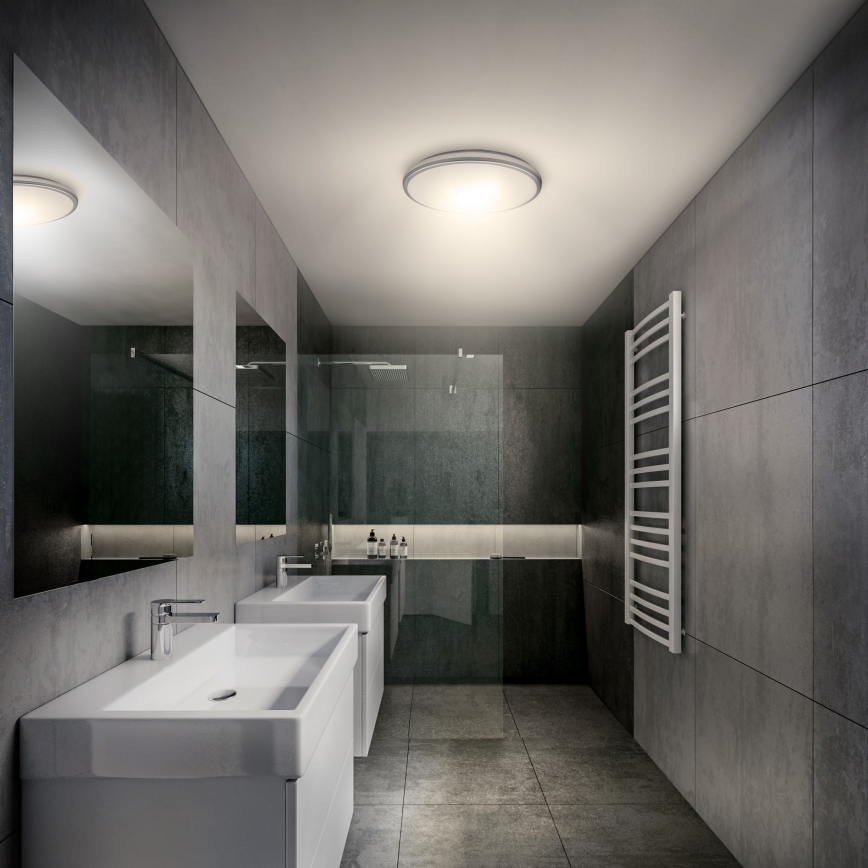 LED taklampa för badrum LED/18W/230V 3000/4000/6500K IP54