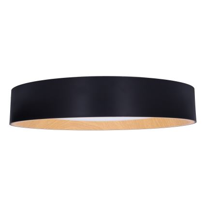 LED Dimbar taklampa LARIOS LED/48W/230V 3000-6500K diameter 39 cm svart + fjärrkontroll