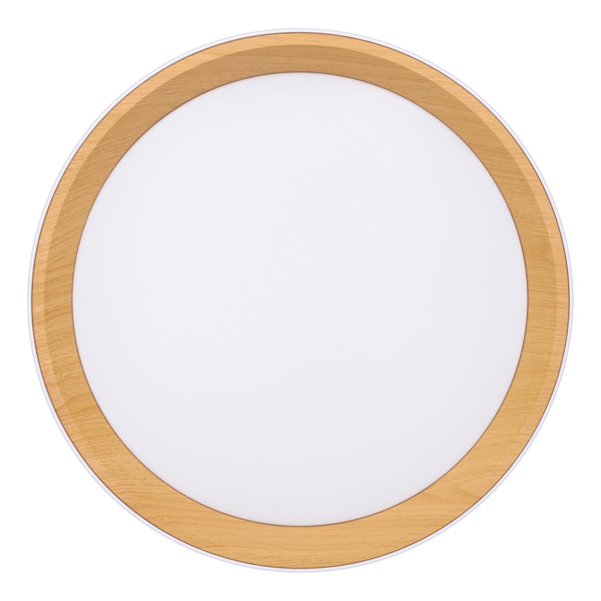 LED Dimbar taklampa LARIOS LED/48W/230V 3000-6500K diameter 39 cm vit + fjärrkontroll