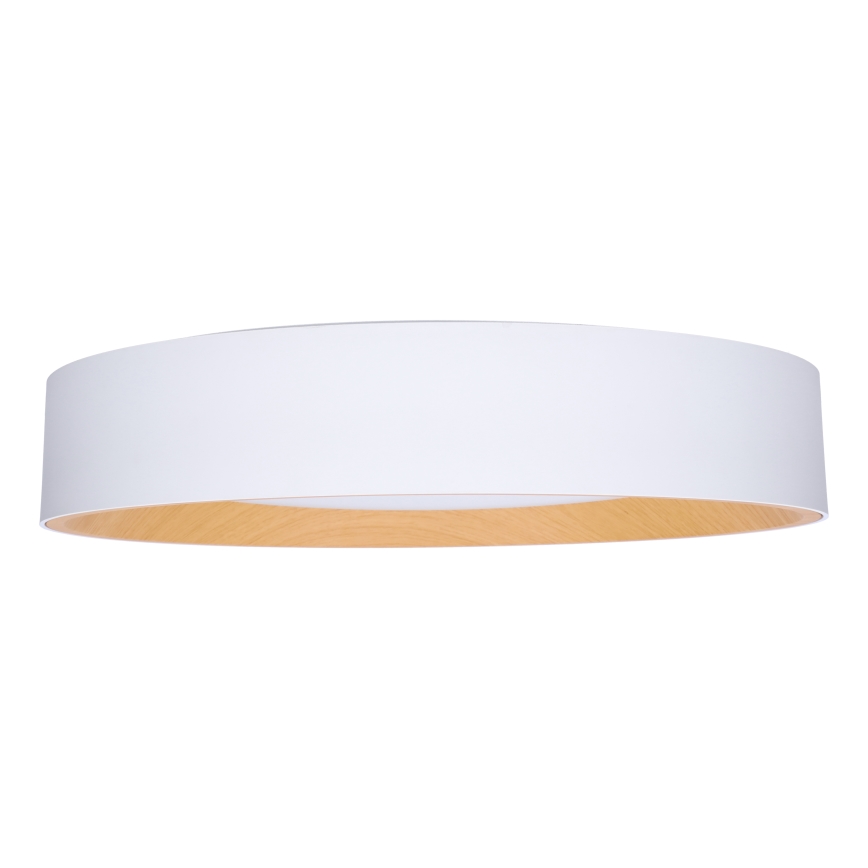 LED Dimbar taklampa LARIOS LED/48W/230V 3000-6500K diameter 39 cm vit + fjärrkontroll