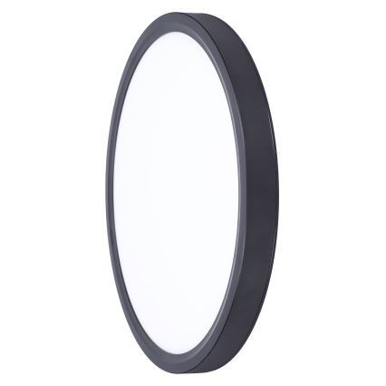 LED Dimbar taklampa ESTELA LED/36W/230V diameter 30 cm svart + fjärrkontroll