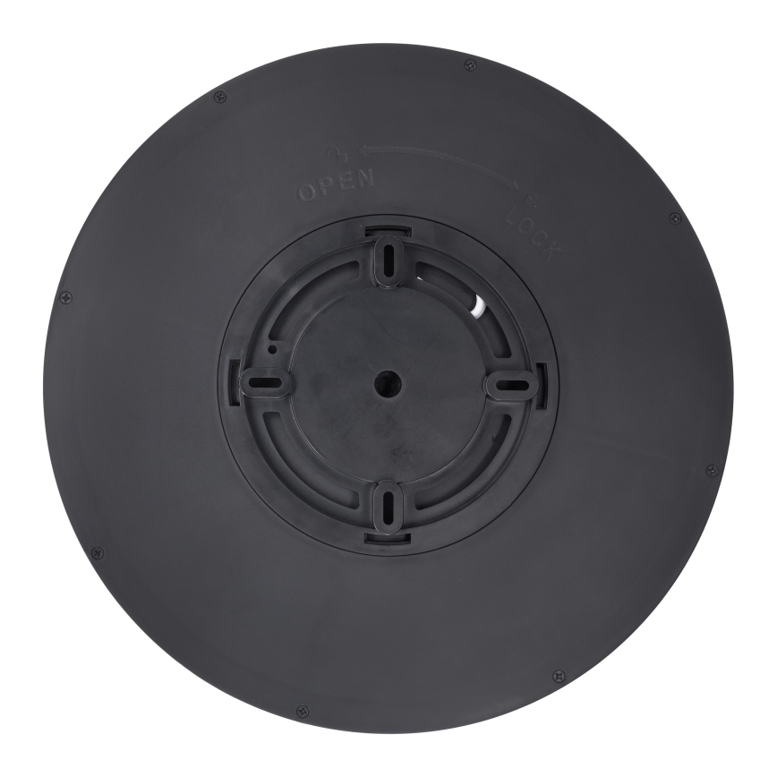 LED Dimbar taklampa ESTELA LED/36W/230V diameter 30 cm svart + fjärrkontroll