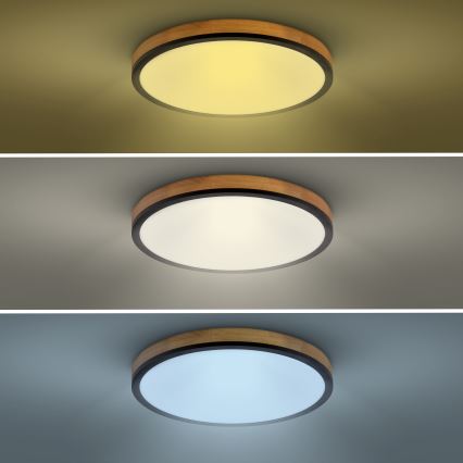 LED Dimbar taklampa LED/40W/230V 3000-6500K ek + fjärrkontroll