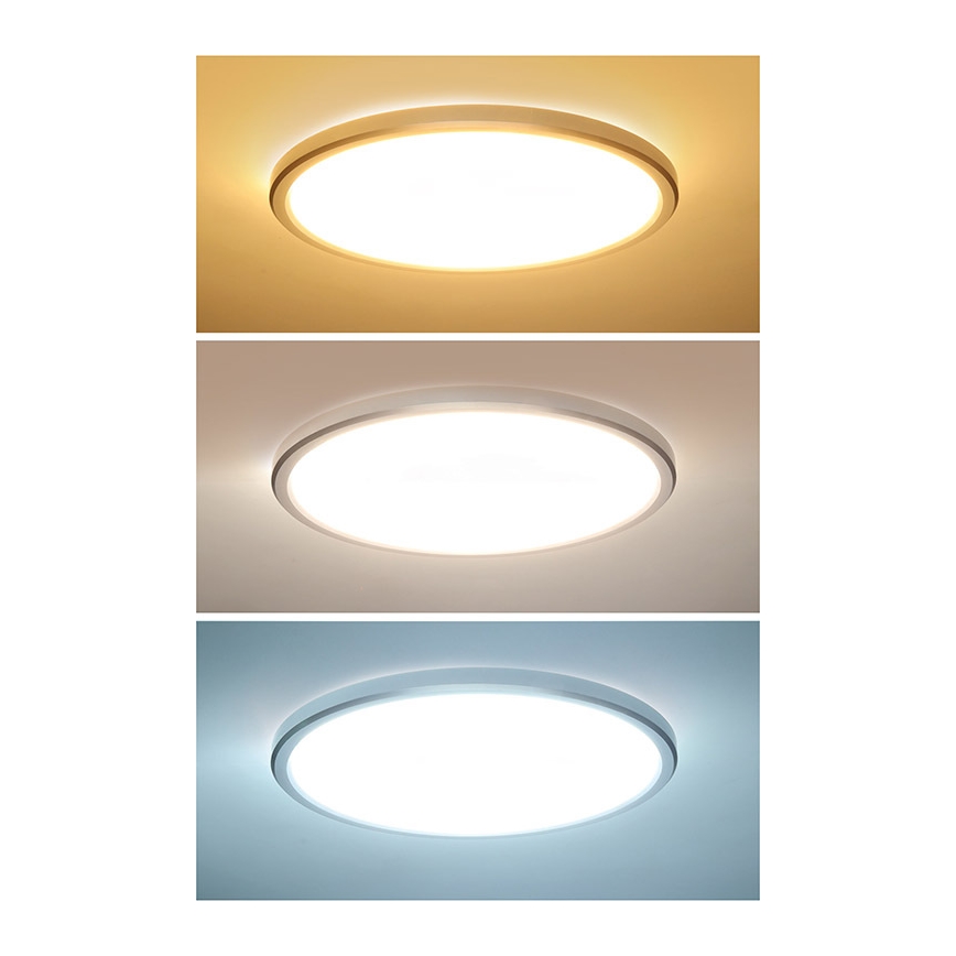 LED badrumsarmatur ACATE LED/24W/230V 3000/4000/6000K Ø 29,3 cm IP54