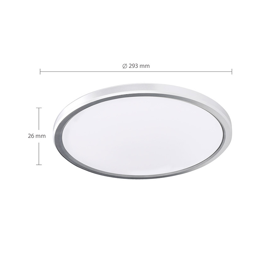 LED badrumsarmatur ACATE LED/24W/230V 3000/4000/6000K Ø 29,3 cm IP54