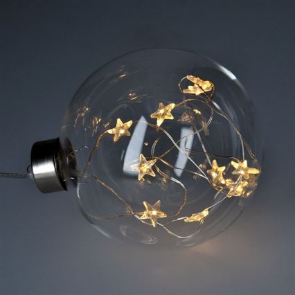 Soligth 1V204 - LED Julglob 10xLED/2xAA