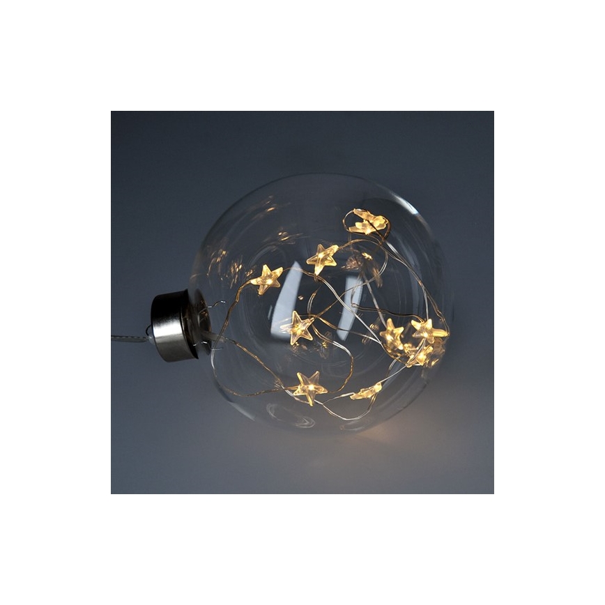 Soligth 1V204 - LED Julglob 10xLED/2xAA