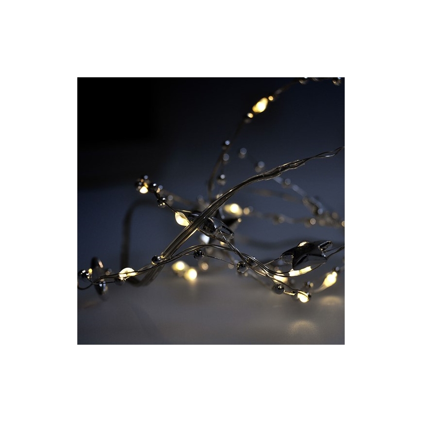 Soligth 1v215 - LED Julbelysning 1 m 20xLED/2xAA