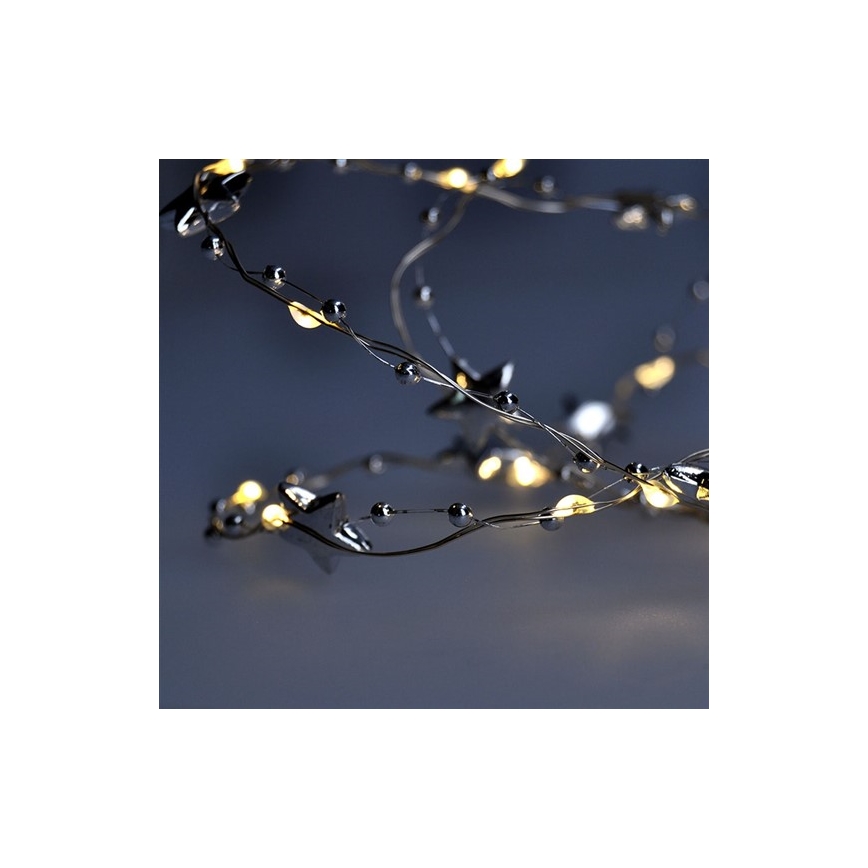Soligth 1v215 - LED Julbelysning 1 m 20xLED/2xAA