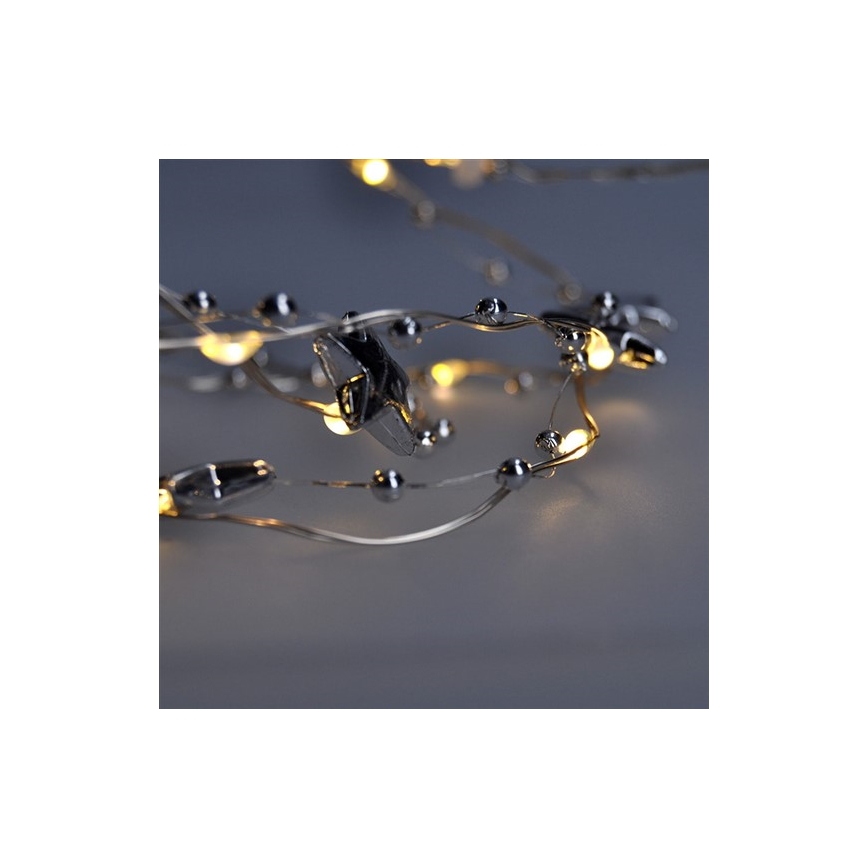 Soligth 1v215 - LED Julbelysning 1 m 20xLED/2xAA