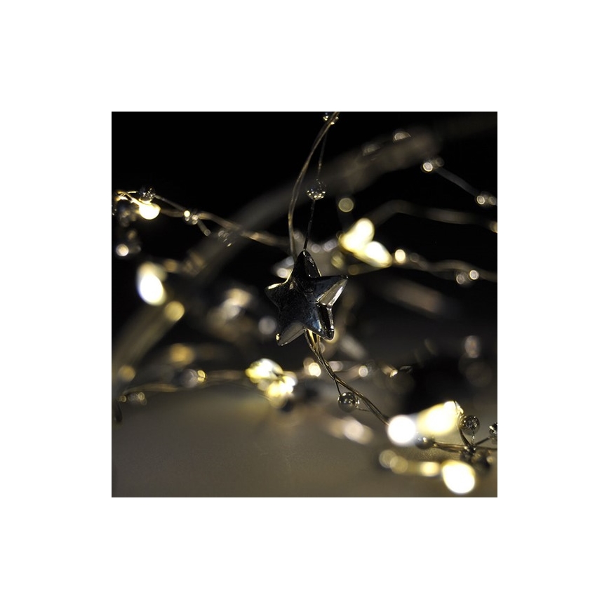 Soligth 1v215 - LED Julbelysning 1 m 20xLED/2xAA