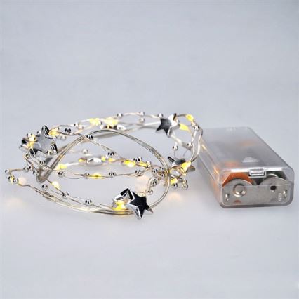 Soligth 1v215 - LED Julbelysning 1 m 20xLED/2xAA