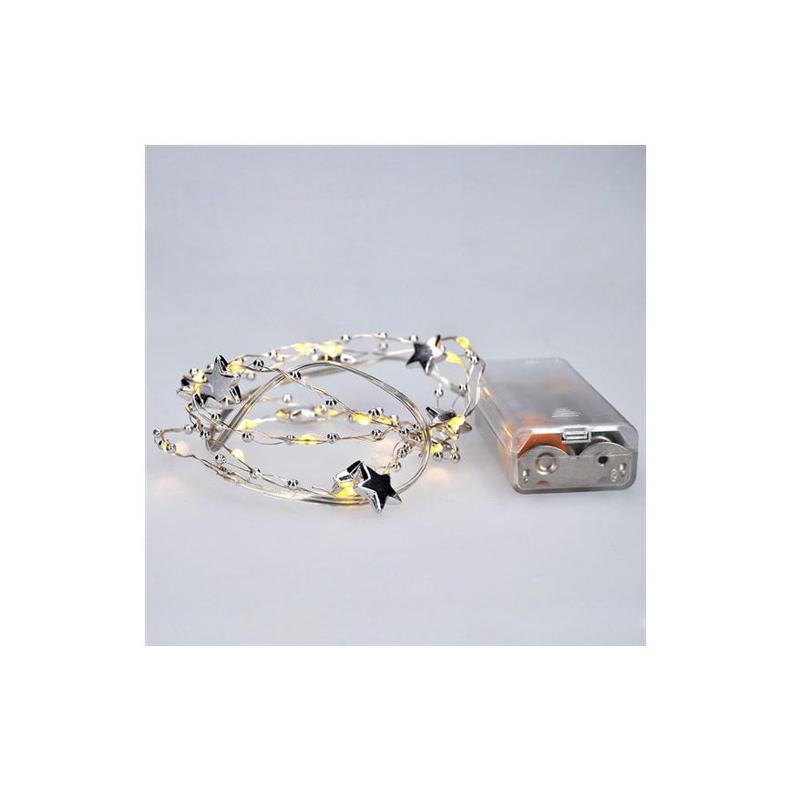 Soligth 1v215 - LED Julbelysning 1 m 20xLED/2xAA