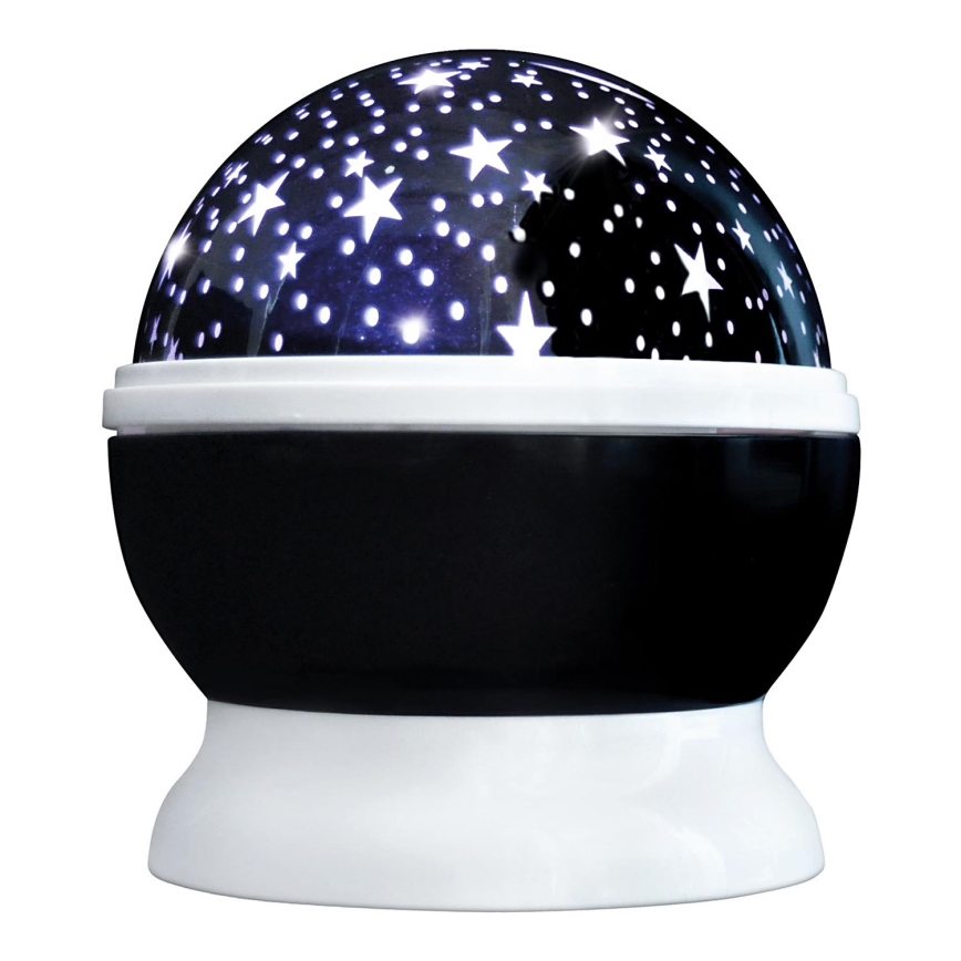 Soligth 1V220 - LED Jul projektor USB 4xAAA