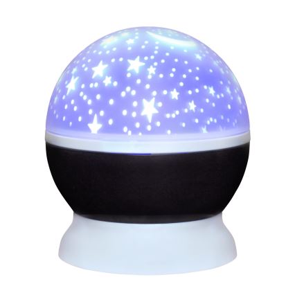 Soligth 1V220 - LED Jul projektor USB 4xAAA