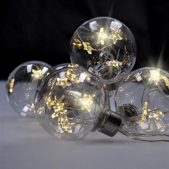Soligth 1V228 - LED Julbelysning 2,5 m 30xLED/3xAA