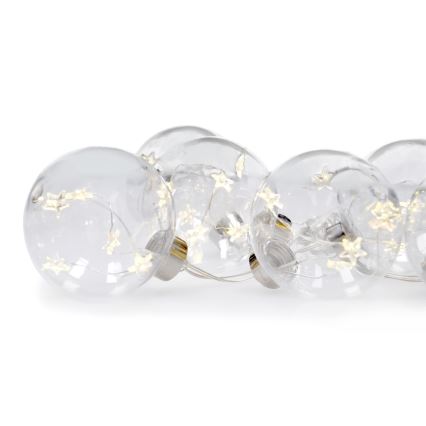 Soligth 1V228 - LED Julbelysning 2,5 m 30xLED/3xAA
