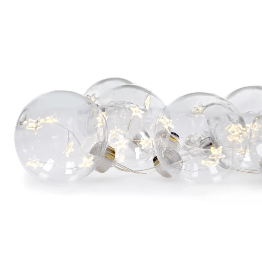 Soligth 1V228 - LED Julbelysning 2,5 m 30xLED/3xAA