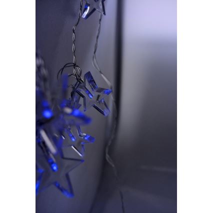 Soligth 1V52-B - LED Julbelysning 10xLED/2xAA 1,5m stjärnor blåttljus