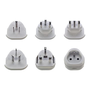 Soligth PA20 - Universell Reseadapter med utbytbara tillbehör 100-250V