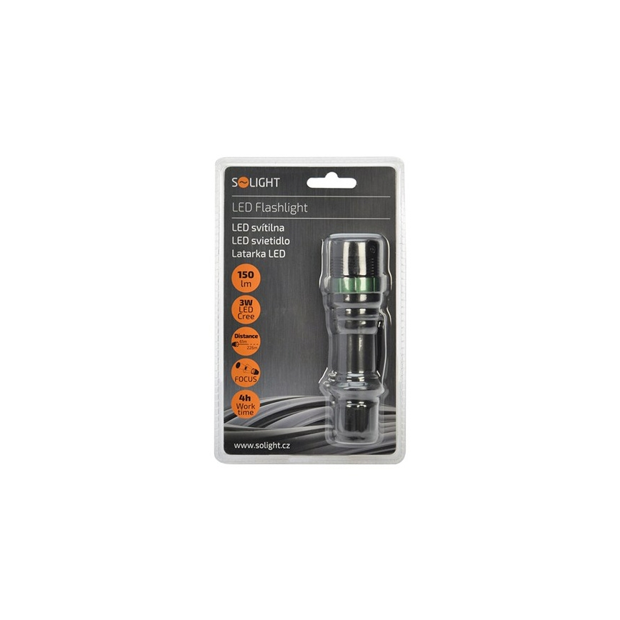 Soligth WL09 - LED  LED/3W/3xAAA