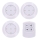 Soligth WL906 - SET 3x LED Dimbar belysning med Fjärrkontroll  LED/3xAAA