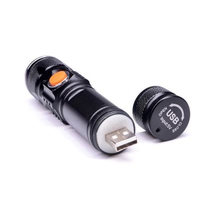 Soligth WN31 - LED Uppladdningsbar  USB LED/3W/3,7V IP44