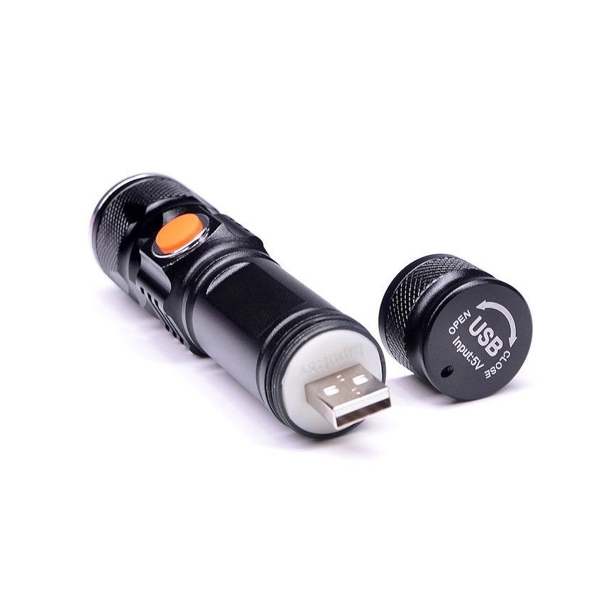 Soligth WN31 - LED Uppladdningsbar  USB LED/3W/3,7V IP44